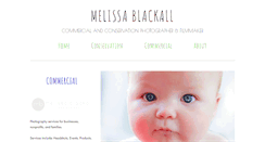 Desktop Screenshot of melissablackall.com