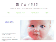 Tablet Screenshot of melissablackall.com